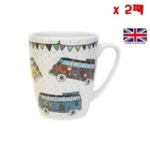 Queens by Churchill Caravan 퀸즈바이처칠 카라반 오크 머그 캠퍼 Made in England 400ml 2팩