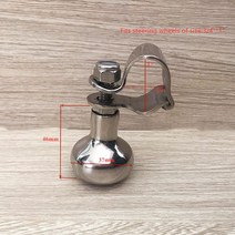 보트장비 고무보트 바나나보트 대형튜브스테인레스 스틸 316 스티어링 휠 파워 핸들 볼 그립 노브 해양 보, 한개옵션0