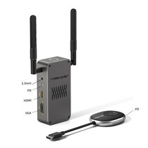 Lemorele 50 미터 무선 HDMI 송신기 수신기 4K 동글 키트 익스텐더 1080P, G50R20, 1개