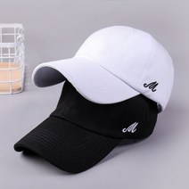 꽃담마켓 뉴M로고 볼캡 오버핏 공용 야구모자