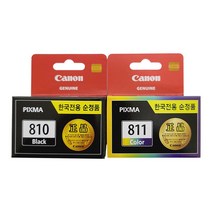 캐논정품잉크 PG-810 CL-811 MP287 MP258 IP2772, 1개, 검정(PG-810)