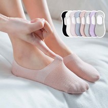 루즈벨 안벗겨지는 페이크삭스 12g 8켤레 여자 덧신 양말 실리콘