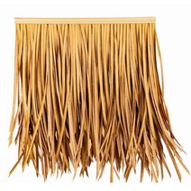 PVC 인조 볏짚 초가 지붕 밀짚 이엉 짚 갈대 움막 초가집 인테리어, 빨간