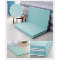 팜파스 3단매트커버 접이식매트 커버 / 파격 할인중/재고 소진시까지/멀티싱글 슈퍼싱글 퀸, 크로스블루