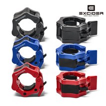 [엑사이더] 바벨 락조 마구리 역기봉 고정 조임쇠 클램프 중량 원판 랙, 상품선택:락조마구리(MD4040)블랙