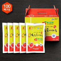 [산내들]명품 밀양얼음골 사과즙 1박스(120ml x 50입), one color/free