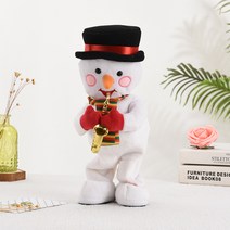 Borntrue 춤추는트리인형멜로디 크리스마스선물, 댄스 크리스마스 눈사람