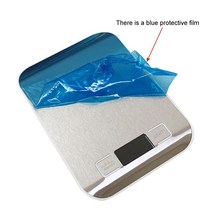 베이킹도구 베이킹 측정 디지털 주방 저울 5kg 10kg/1g 스테인레스 스틸 LCD 전자 식품 우편 균형 도구 무게 천칭 자리, 10 키로그램, 01 Silver