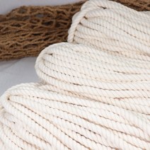 대구실사랑 고급면로프 8 10 11 12mm 한타래 고양이 스크래쳐 마크라메재료 실, 고급면8mm(330합) 한타래