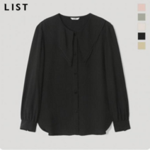 리스트 리스트 와이드 더블 칼라 블라우스_S TWWBLM50030