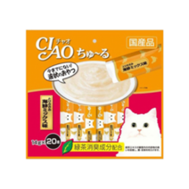 이나바 고양이 챠오 츄르 20P, 닭가슴살 + 해산물 혼합맛 14g 20P (SC-128), 1개