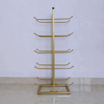 요가 매트 거치대 랙 정리 보관 헬스장 필라테스 홈트, 화이트 [20 개 수납 가능]