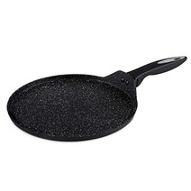Zyliss E980130 궁극의 크레이프 팬/팬케이크 팬 붙지 않는 코팅 25cm 단조 알루미늄 검정 모든 호브/식기세척기에 적합 10년 붙지 않음 보증 -23244, 프라이팬 세트 2개, 20cm/28cm