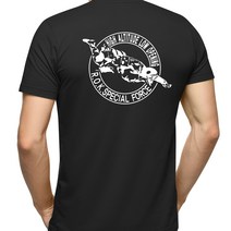 네이비멀티샵 쿨드라이 반팔 특전사 원형 헬로(검/흰)