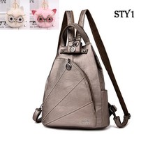 [국내배송] 스타1(STY1) *키링증정*미니 양가죽 백팩 여성백팩 여성 가죽 가방 숄더 크로스백 600g (정품판매자 아길라 확인필)