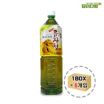청솔 유자청 원액 1.5L 1BOX (6개입), 1개