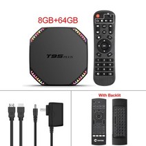 T95 플러스 스마트 TV 박스 11 8GB RAM 64GB Rockchip RK3566 4K 1000M 4GB 3GB 미디어 플이어 셋톱 TVBOX, CHINA_Eu 플러그 | 8GB 64GB MX3
