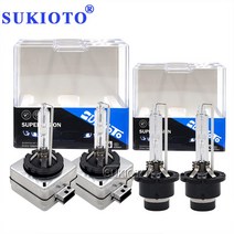 SUKIOTOD1S 교체용 HID 제온 전구 12V 35W D3S 자동차 4300K 헤드램프 개, 05 D4R, 04 8000K