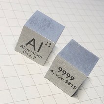 비스무트 결정 원석 목걸이 우라늄 갈륨 비스무스 반지 베릴륨 1인치 원소 입방체 25.4mm 밀도 주기표 티타늄 탄소 아연 연 몰리브덴 주석 철크롬 텅스텐, 알루미늄 큐브 1개