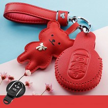 외제차 bmw 미니 컨트리맨 키홀더 키케이스 4color, 타입2, 레드A