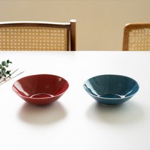 킨토 테테듄 포슬린 딥플레이트(시리얼볼) 18cm, 네이비