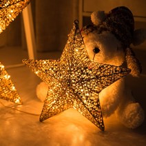 니켈별 30cm 전구 트리 크리스마스 캠핑 TRLEDB, (220V콘센트형)