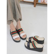 사무실 실내/실외용 편하고 안정감있는 굽높이 여성 7.0cm 슬리퍼