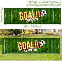 테이블축구 보드게임 풋볼 축구 생일 장식 축하 배너 식탁보 식기 파티 용품, 30 banner 2
