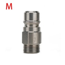 금속 어댑터 거품 노즐 발생기 총 Nilfisk Karcher Huter Elitech Lavor 용 고압 세척 비누 거품기, [01] A