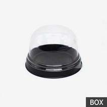 더팩컴퍼니 SH-180 화과자케이스 원형(검정) 100개 1400개, 1박스