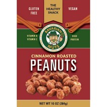 미국직구 매직 바이에른 시나몬 구운 땅콩 10온스 - 단맛 글루텐 프리 비건 견과류 미국산, 상세참조, 수량