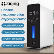 가정용산소발생기 산림욕기 ziqing 휴대용 2l 산소 집중 장치 산소 기계 수동 조정 고농도 홈 케어 산소 발생기, 미국 플러그