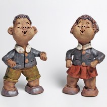 토기 인형 옛날 인형 토우 인형 흙인형 24종, 오줌발