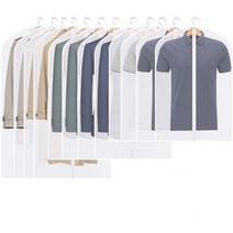 정리마당 PEVA 지퍼식 방수 습기 옷커버 M 60 x 80 cm, 04_XXL(60x140cm) 5개, 5개, 1개입