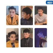 아이돌 Exo 백현 솔로 6 번째 앨범 집착 Lomo 카드 K-pop 패션 자체 제작 종이 포토 개/대, [03] 03
