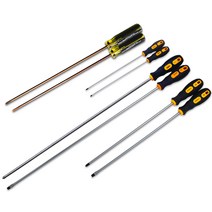 롱 드라이버 십자 일자 6x500mm 긴 드라이버 복합기 복사기 수리용 대형 특대 빅 50cm, 일자3x300mm개