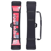 스노우보드가방 보드백 휠백 엣지백 백팩 스키장비가방 멀티 엣지가드 보드가방 데크백 숄더, 해머 에나멜--퓨어블랙:각진 숄더