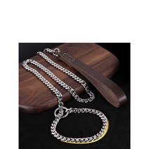 강아지 하네스 도베르만 그레이하운드 마당 스텐 목줄, 리쉬 - 두께 8mm / 150cm