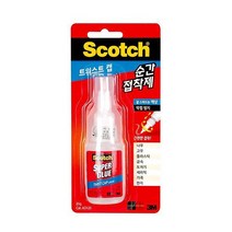 [3M] 스카치 순간접착제 트위스트캡 AD120 액상타입 20g, 1세트