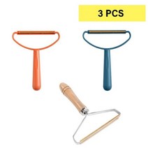 휴대용 수동 제모제 카펫 울 코트 의류 면도기 브러시 도구 재사용 가능한 양면 면도기 펠렛 린트 리무버, 06 3 PCS