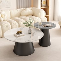 사리넨테이블 놀 사리넨식탁 이태리수입가구 원형, 이탈리안그레이+이탈리안그레이60+40