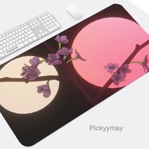 마우스 손목쿠션 손목받침대 손목보호대블랙 마우스 패드 벚꽃 데스크 매트 핑크 사쿠라 쿠션 키보드 컴퓨, 03 3_10 400x900x2mm