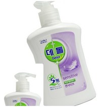 위월천 데톨 항균 핸드워시 센서티브 250ML 용기 핸드크리너 물비누 업소용손세정제