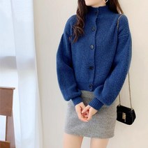 데일리 봄신상 라운드넥 니트가디건 스웨터