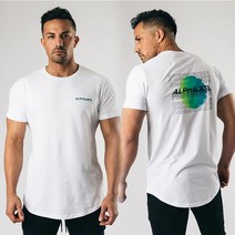 알파 남자머슬핏반팔 짐웨어 크로스핏티셔츠