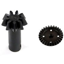 베벨기어 헤드기어 웜기어 드라이브 ggear 9t with diff gear 43t 18 hpi savage xl flux rovan torland 브러시리스 트럭 rc 카, 빨간색