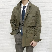 반즈 남자 봄 가을 클래식 차이나 헌팅 야상자켓 2color