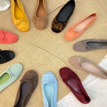 짝꿍닷컴 여성 심플 베이직 라운드 리본 플랫 슈즈 RJ q1835