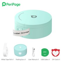 블루투스휴대용 핸드 프린터 사무용 복합기 복사기peripage l1 inkless 무선, l1 녹색, 협력사