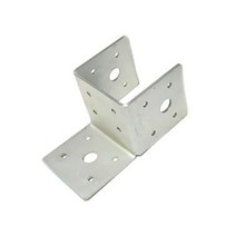 파이프처마고정-75x75 사각파이프조인트 조립식 파이프연결 브라켓 무용접 DIY 화재NO